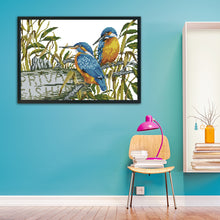 Load image into Gallery viewer, Kingfisher 11CT Stamped Cross Stitch Kit 46x35cm(canvas)
