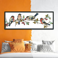 Load image into Gallery viewer, Bullfinch 11CT Stamped Cross Stitch Kit 68x25cm(canvas)
