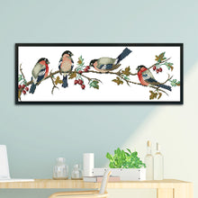 Load image into Gallery viewer, Bullfinch 11CT Stamped Cross Stitch Kit 68x25cm(canvas)
