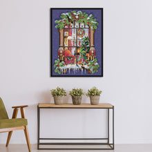 Load image into Gallery viewer, Christmas Window 11CT Stamped Cross Stitch Kit 45x55cm(canvas)
