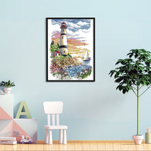 Load image into Gallery viewer, Lighthouse 11CT Stamped Cross Stitch Kit 38x51cm(canvas)
