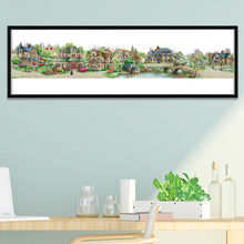 Load image into Gallery viewer, Town 11CT Stamped Cross Stitch Kit 222x45cm(canvas)
