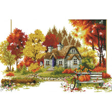 Load image into Gallery viewer, Landscape 11CT Stamped Cross Stitch Kit 71x48cm(canvas)
