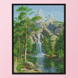 Landscape 11CT Stamped Cross Stitch Kit 53x66cm(canvas)