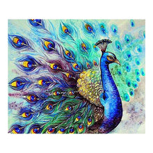 Load image into Gallery viewer, Peacock 11CT Stamped Cross Stitch Kit 60x50cm(canvas)
