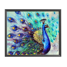 Load image into Gallery viewer, Peacock 11CT Stamped Cross Stitch Kit 60x50cm(canvas)
