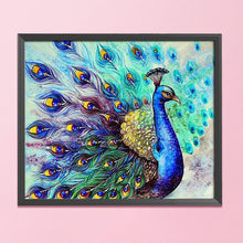 Load image into Gallery viewer, Peacock 11CT Stamped Cross Stitch Kit 60x50cm(canvas)
