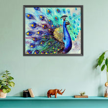 Load image into Gallery viewer, Peacock 11CT Stamped Cross Stitch Kit 60x50cm(canvas)
