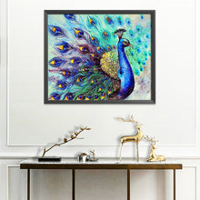 Load image into Gallery viewer, Peacock 11CT Stamped Cross Stitch Kit 60x50cm(canvas)
