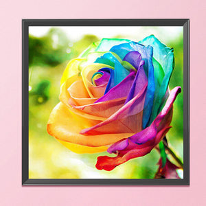 Flower 11CT Stamped Cross Stitch Kit 60x60cm(canvas)