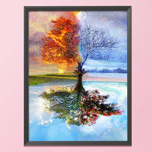 Tree 11CT Stamped Cross Stitch Kit 60x80cm(canvas)