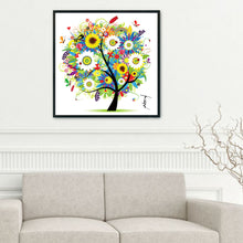 Load image into Gallery viewer, Season Money Tree (Summer) 11CT Stamped Cross Stitch Kit 46x46cm(canvas)
