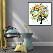 Load image into Gallery viewer, Season Money Tree (Summer) 11CT Stamped Cross Stitch Kit 46x46cm(canvas)
