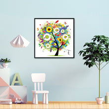 Load image into Gallery viewer, Season Money Tree (Summer) 11CT Stamped Cross Stitch Kit 46x46cm(canvas)
