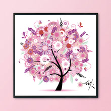 Load image into Gallery viewer, Season Money Tree (Autumn) 11CT Stamped Cross Stitch Kit 46x46cm(canvas)
