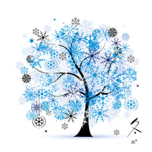 Load image into Gallery viewer, Season Money Tree (Winter) 11CT Stamped Cross Stitch Kit 46x46cm(canvas)
