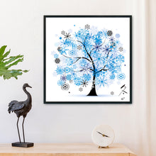 Load image into Gallery viewer, Season Money Tree (Winter) 11CT Stamped Cross Stitch Kit 46x46cm(canvas)
