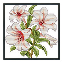 Load image into Gallery viewer, Flower 11CT Stamped Cross Stitch Kit 21x21cm(canvas)
