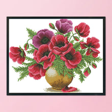 Load image into Gallery viewer, Flower 11CT Stamped Cross Stitch Kit 52x42cm(canvas)
