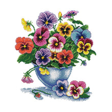 Load image into Gallery viewer, Flower 11CT Stamped Cross Stitch Kit 40x44cm(canvas)
