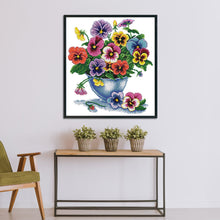 Load image into Gallery viewer, Flower 11CT Stamped Cross Stitch Kit 40x44cm(canvas)
