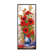 Load image into Gallery viewer, Flower 11CT Stamped Cross Stitch Kit 38x82cm(canvas)
