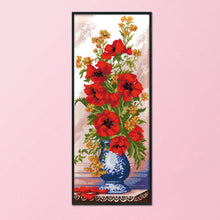 Load image into Gallery viewer, Flower 11CT Stamped Cross Stitch Kit 38x82cm(canvas)
