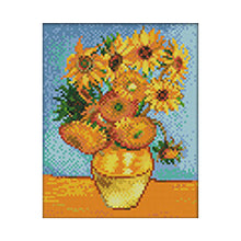 Load image into Gallery viewer, Flower 11CT Stamped Cross Stitch Kit 24x32cm(canvas)
