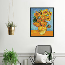 Load image into Gallery viewer, Flower 11CT Stamped Cross Stitch Kit 24x32cm(canvas)
