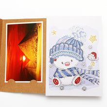 Load image into Gallery viewer, Rhinestones Craft DIY Special Shaped Snowman Diamond Painting Photo Album

