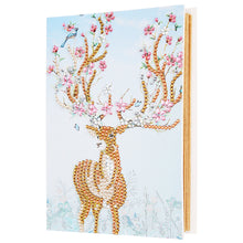 Load image into Gallery viewer, Special Shaped Mosaic Craft DIY Forest Elk Diamond Painting Photo Album Kit
