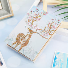 Load image into Gallery viewer, Special Shaped Mosaic Craft DIY Forest Elk Diamond Painting Photo Album Kit
