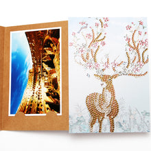 Load image into Gallery viewer, Special Shaped Mosaic Craft DIY Forest Elk Diamond Painting Photo Album Kit
