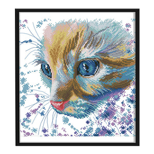 Animals 11CT Stamped Cross Stitch Kit 53x41cm(canvas)