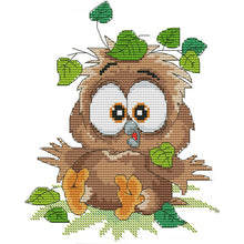 Load image into Gallery viewer, Animals 11CT Stamped Cross Stitch Kit 24x32cm(canvas)
