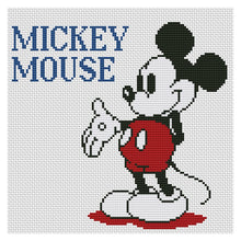 Load image into Gallery viewer, Mickey Mouse 11CT Stamped Cross Stitch Kit 30x30cm(canvas)
