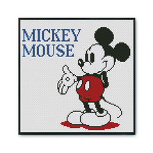 Load image into Gallery viewer, Mickey Mouse 11CT Stamped Cross Stitch Kit 30x30cm(canvas)
