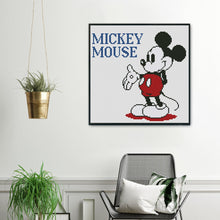 Load image into Gallery viewer, Mickey Mouse 11CT Stamped Cross Stitch Kit 30x30cm(canvas)
