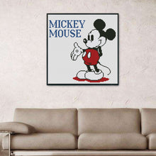 Load image into Gallery viewer, Mickey Mouse 11CT Stamped Cross Stitch Kit 30x30cm(canvas)
