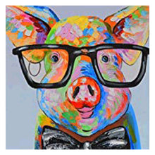 Load image into Gallery viewer, Pig 11CT Stamped Cross Stitch Kit 40x40cm(canvas)
