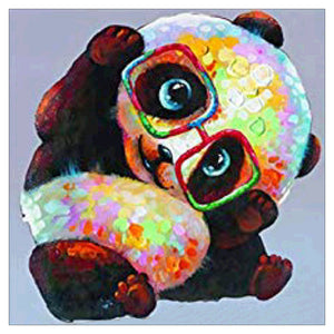 Panda 11CT Stamped Cross Stitch Kit 40x40cm(canvas)