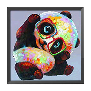 Panda 11CT Stamped Cross Stitch Kit 40x40cm(canvas)