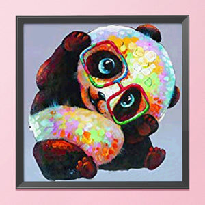 Panda 11CT Stamped Cross Stitch Kit 40x40cm(canvas)