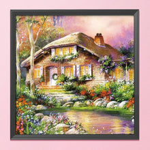 Load image into Gallery viewer, Scenery Light House 11CT Stamped Cross Stitch Kit 40x40cm(canvas)
