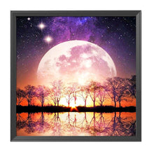 Load image into Gallery viewer, Moon Tree 11CT Stamped Cross Stitch Kit 40x40cm(canvas)
