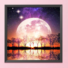 Load image into Gallery viewer, Moon Tree 11CT Stamped Cross Stitch Kit 40x40cm(canvas)
