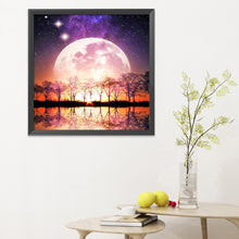 Load image into Gallery viewer, Moon Tree 11CT Stamped Cross Stitch Kit 40x40cm(canvas)
