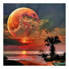 Load image into Gallery viewer, Moon Tree 11CT Stamped Cross Stitch Kit 40x40cm(canvas)
