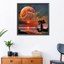 Load image into Gallery viewer, Moon Tree 11CT Stamped Cross Stitch Kit 40x40cm(canvas)
