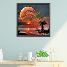 Load image into Gallery viewer, Moon Tree 11CT Stamped Cross Stitch Kit 40x40cm(canvas)
